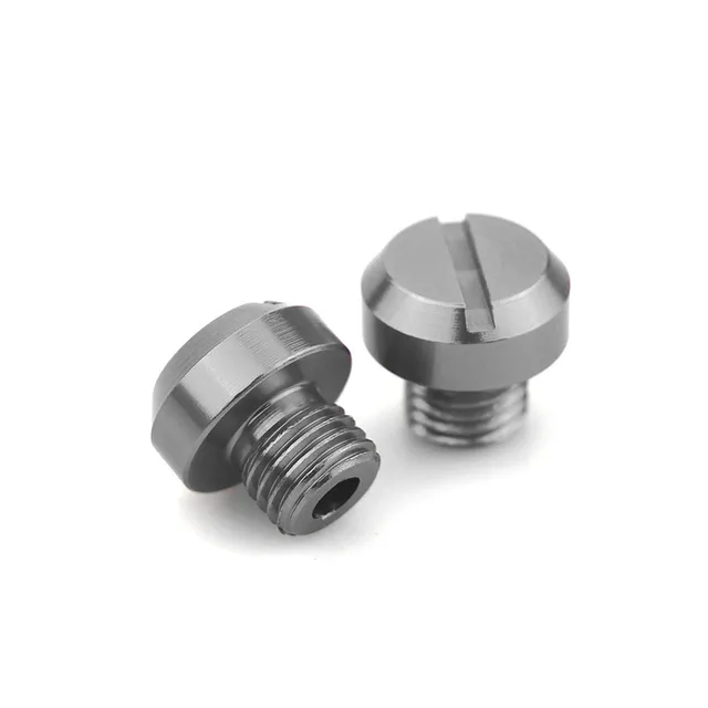 3pcs Motorcycle M10*1.25 CNC Mirrors Hole Plug Screws Caps Cover Bolts For Kawasaki Z400 Z650 Z750 Z800 Z900 Z1000 Accessories Titanium