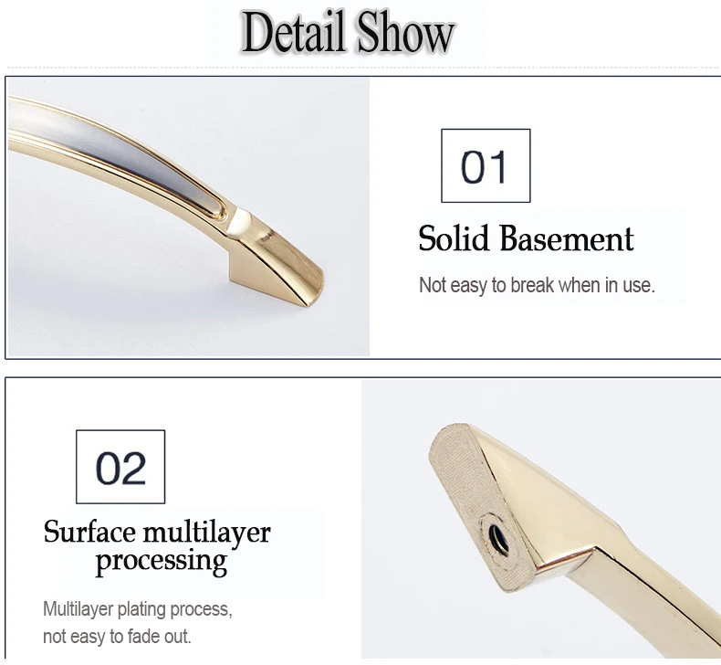 naierdi puxadores de armário de liga de para gavetas puxador decorativo de móveis para peças