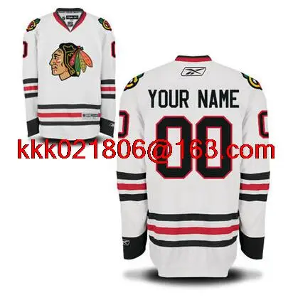 Custom Chicago одежда высшего качества Персонализированная для мужчин женщин молодежи/детей Вышивка логотипа Джерси - Цвет: Белый