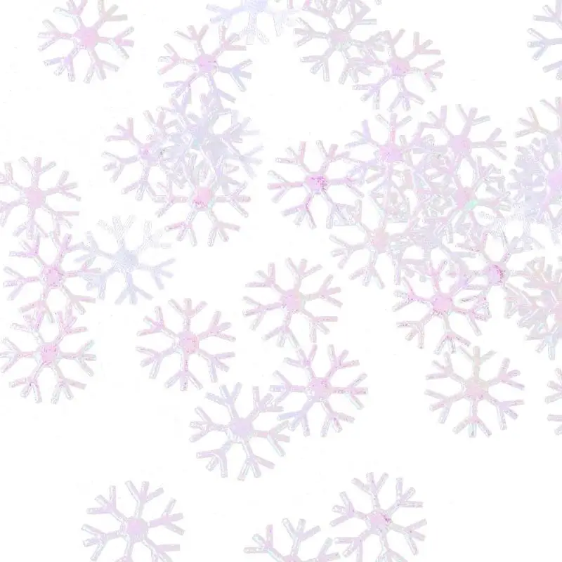 100/200 шт, снежинки, нетканые, сделай сам, скрапбукинг, домашние, вечерние, свадебные, рождественские украшения, отличное мастерство, долговечность - Цвет: 200pcs  23mm White