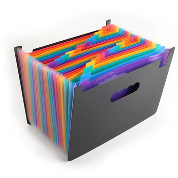 

24 Pockets Expanding File Folder Large Space Design File Business Home Office Document Accordion File
