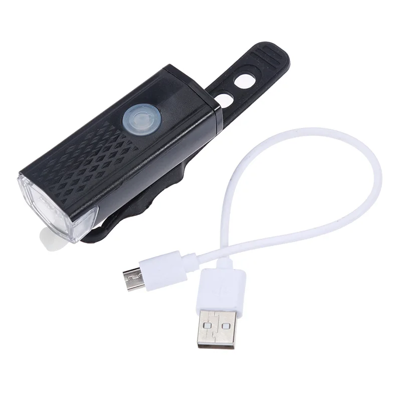 Rechargeable Bike Light 300 Lumen Running 6000K Modes Lights Headlight Dynamo Bike Bicycle Flashlight Front Light 3