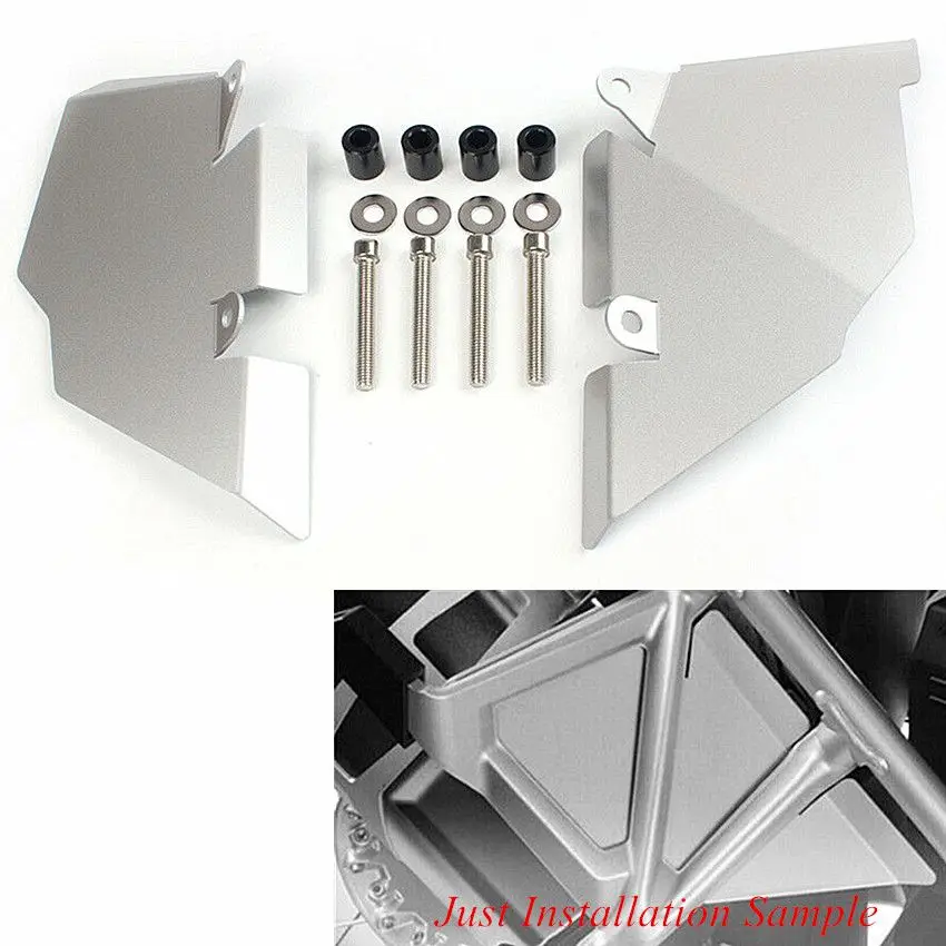

For BMW R1200GS ADV 2013-2017 2014 2015 2016 Silver Rear Seat Foot Pedal Mudguard Fender