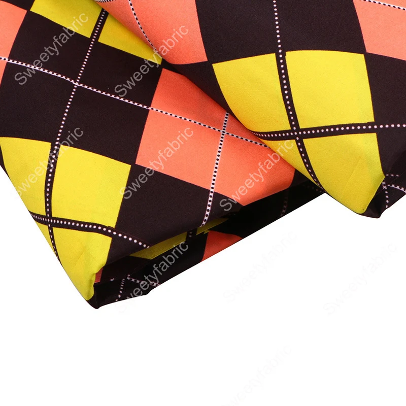 Высококачественная хлопковая ткань с сетчатыми принтами Nederland африканская ткань голландский воск одежда