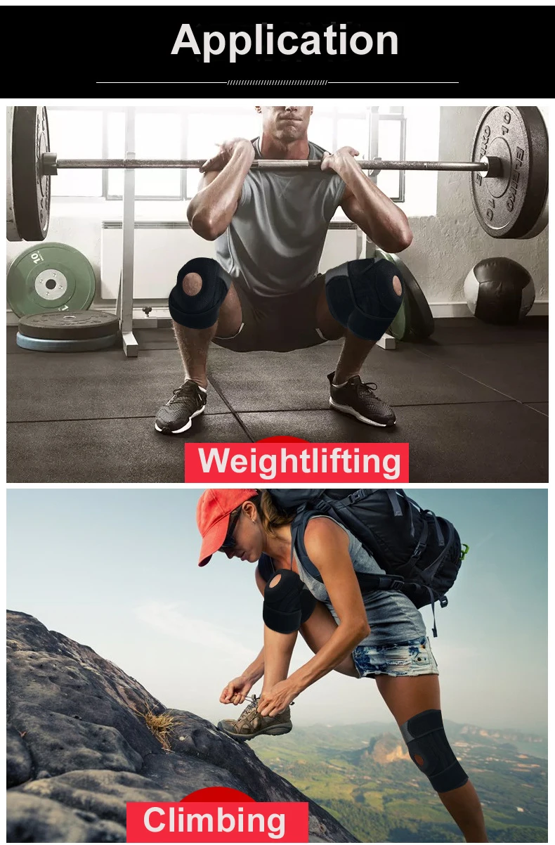 Adjustable Weight lifting Sports Knee Pads