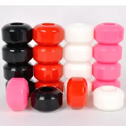 53x33mm Professional Skateboard Action Wheels High Elastic Wheel PU Wheel Street Brushing Skateboard 100A Road Wheel 75% Rebound
