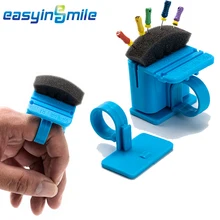 

1Pc Dental Endo Files Holder with Measure Rule and Cleaning Sponge Easyinsmile Ring Type