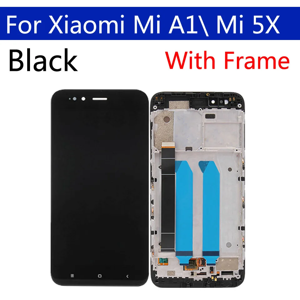 Оригинальный дисплей 5 дюйма для Xiaomi Mi A1 Mi5X дигитайзер сенсорного ЖК экрана с