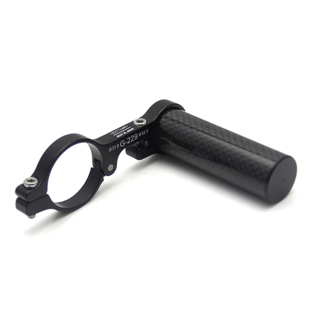 GUB 3K Carbon Fiber 31.8mm Bicycle Handlebar Extender Tube Mount Bike Cycling Headlight Bracket Lamp Flashlight Holder bicycle handlebar extender