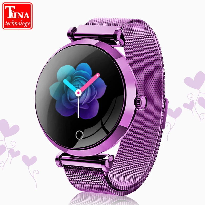 2019 водонепроницаемые Смарт-часы R6 для женщин мониторинг сердечного ритма Bluetooth