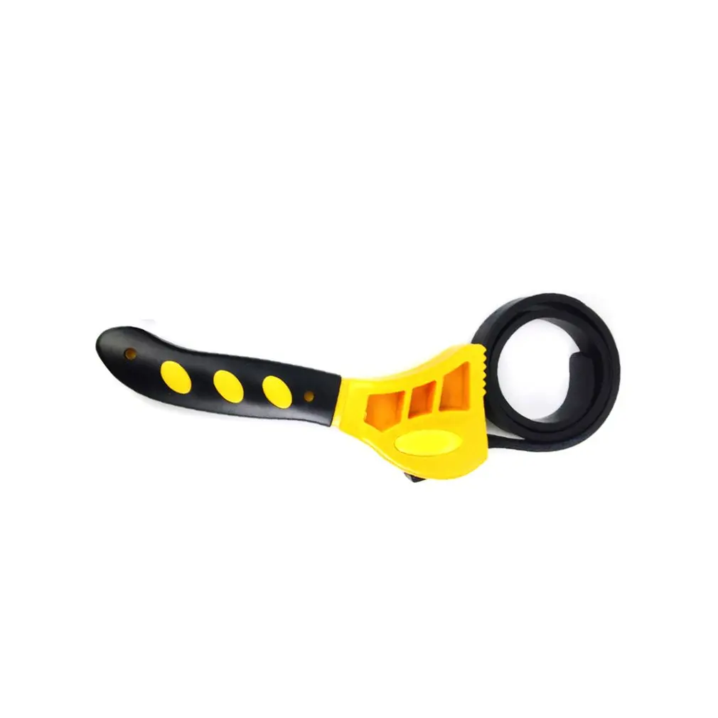 

Multifunctional Belt Wrench Filter Spanner Bottle Opener Hand Tool With Adjustable Rubber Strap For Auto Car Repair Oil Filter