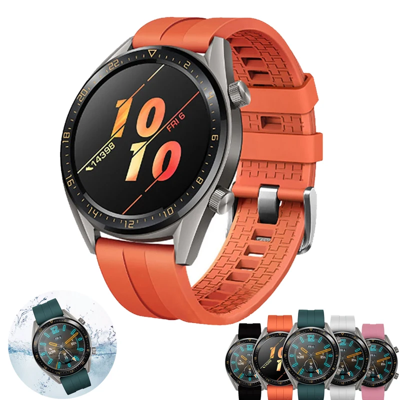22 мм 20 ремешок для часов huawei GT 2 42 46 samsung galaxy watch gear S3 S2 Frontier amazfit gts Ремешок Браслет |