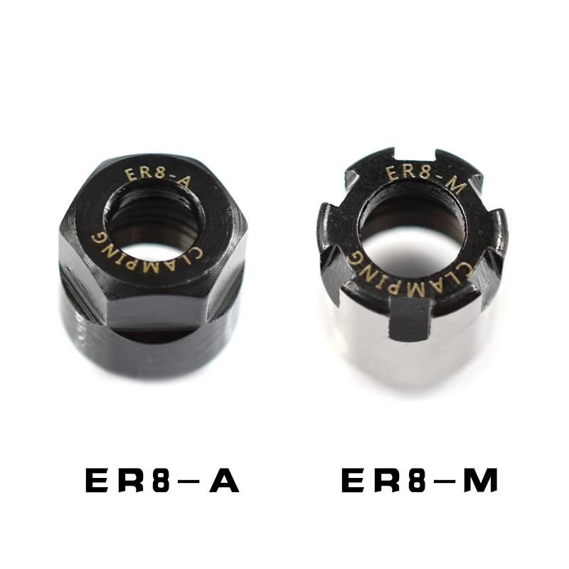 1pcs spring collet nut ER8 ER11 ER16 ER20 ER25 ER32 ER40-A type M type UM chuck nut for CNC machining center