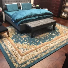 Турецкий импортная ковер для гостинной французский американского классического стиля голубая Каракулевая-зеленый чай тумбочка конец