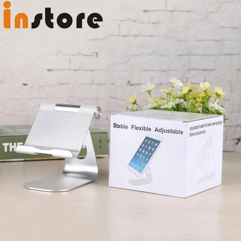 4 Pcs Most Popular Universal Tablet Aluminum Alloy Display Base Rack Holder Stand For PAD Cellphone