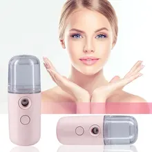 Elektrische Handheld Gesicht Feuchtigkeits Sprayer Mini Tragbare Feuchtigkeitsspendende Luftbefeuchter USB Lufterfrischer Für Häuser Reise Nebel Maker 1pc