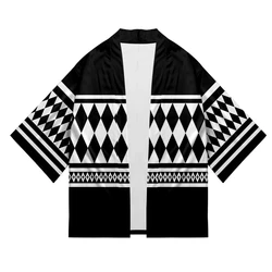 Anime Tokyo Revengers Costume Ken Ryuguji Haori Cloak Kimono T-Shirt Tops For Summer Beach Draken Kimonos Cardigan Cosplay