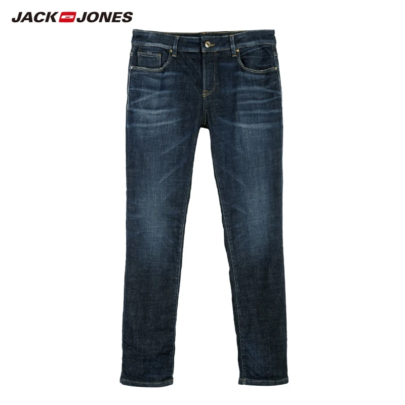 JackJones мужские новые модные прямые хлопковые джинсы мужская одежда | 219132529|Джинсы|