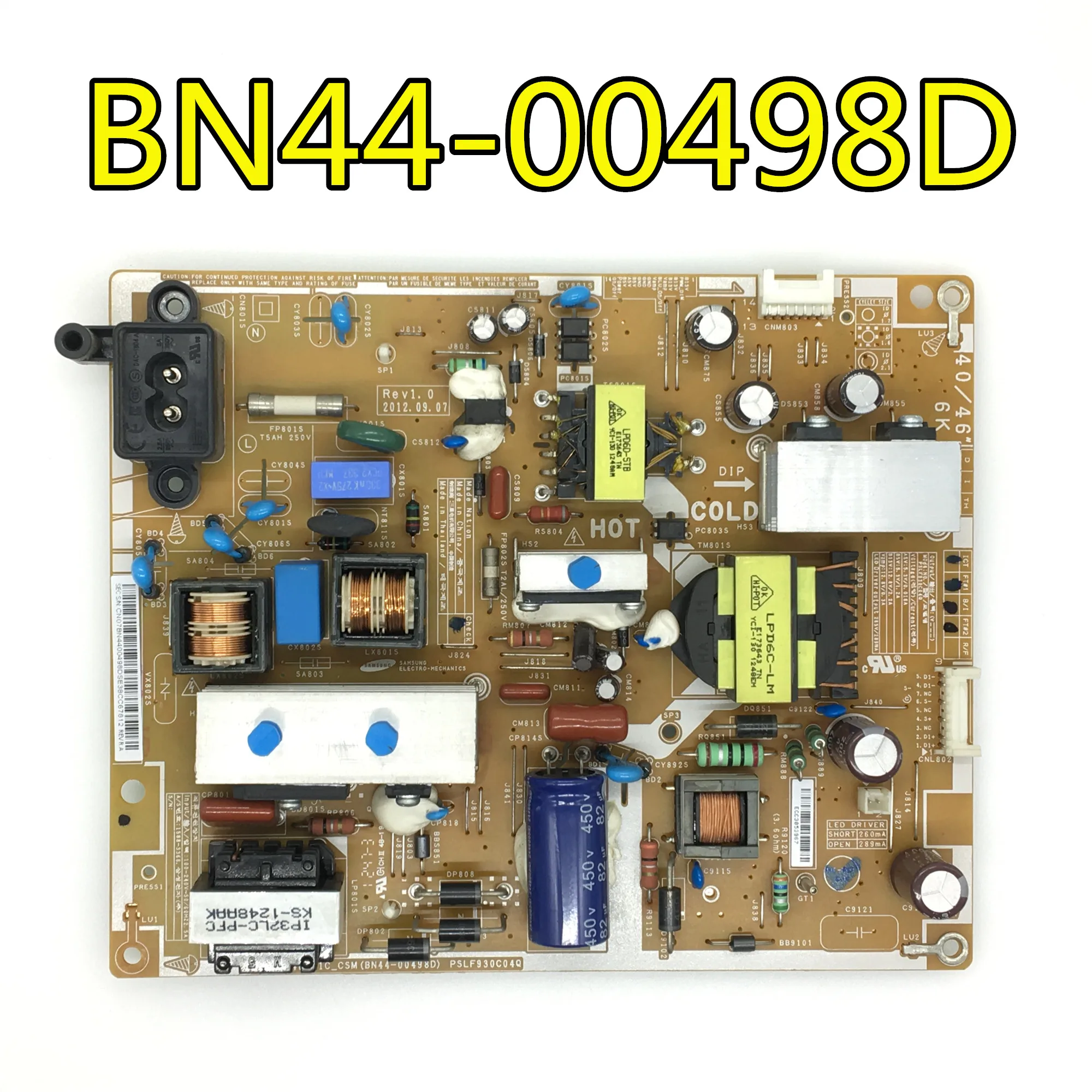 Оригинальный 100% тест для samgsung UA40EH5080R плата питания PD46AV1_CSM BN44 00498D 00498A 00498b|Пульты ДУ|