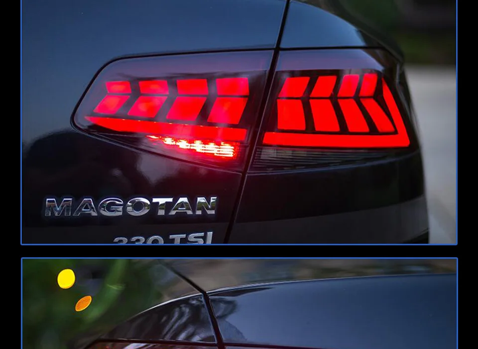 Задний фонарь для VW Passat B8- Passat светодиодный задний фонарь Противотуманные фары Дневные ходовые огни DRL тюнинговые автомобильные аксессуары