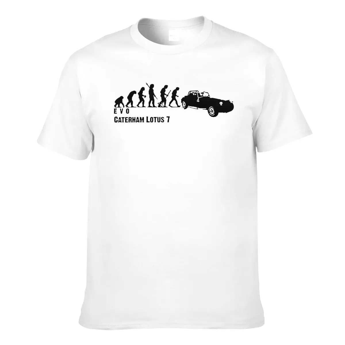 

Caterham Lotus 7 - Mans Evolution T-Shirt (Ape) - Brand New Great Present