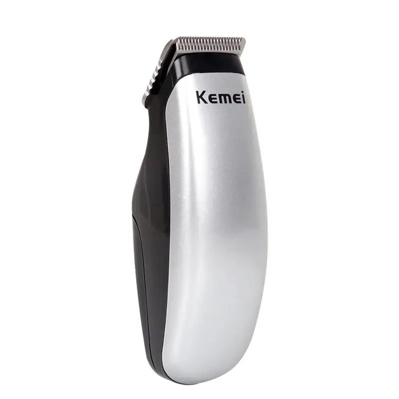 Kemei KM-666, мини стрижка, стильные мини инструменты, электрическая машинка для стрижки волос, триммер для бороды, профессиональный резак, сухая батарея для всех людей - Цвет: as pic