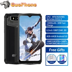 Blackview BV9100 Водонепроницаемый смартфон с 5,5-дюймовым дисплеем, восьмиядерным процессором MTK6765, ОЗУ 4 Гб, ПЗУ 64 ГБ, 16 МП, Android 6,3, 9,0 мАч