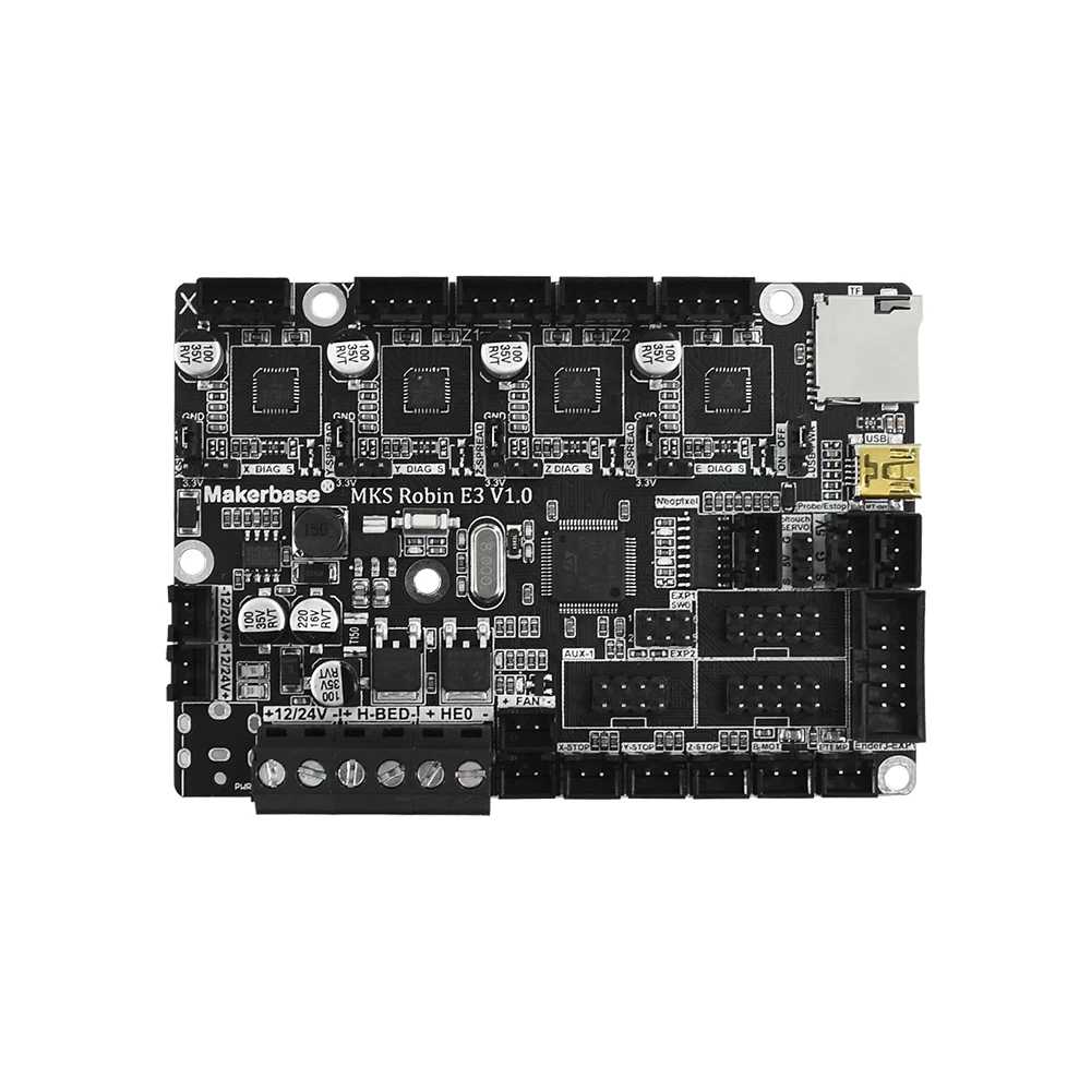 Плата управления MKS Robin E3 V1.0 32 бит интегрированная Улучшенная плата TMC2209 UART детали