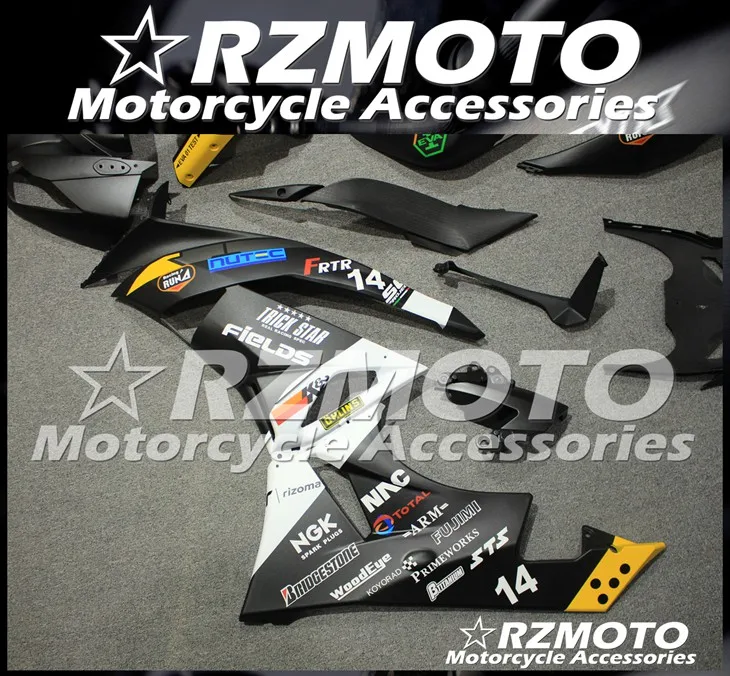 Мотоциклетный обтекатель abs Подходит для Kawasaki ZX6R 636 599 ZX-6R 2009 2010 2011 2012 корпусные детали пресс-форм Магазин № 0317