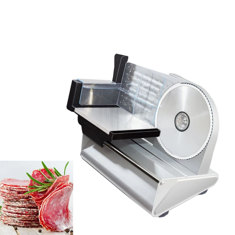New Mini Electric Meat Slicer Lamb Roll  Beef Shredder Lamb Vegetable Meat Slicer Stainless Steel Shredder 110V 220V 6