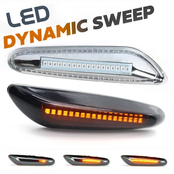 

LED Dynamic Side Marker Light Turn signal indicator repeater lights for BMW E90 E91 E92 E84 E83 E53 E46 E60 E61 E81 E82 E87 E88
