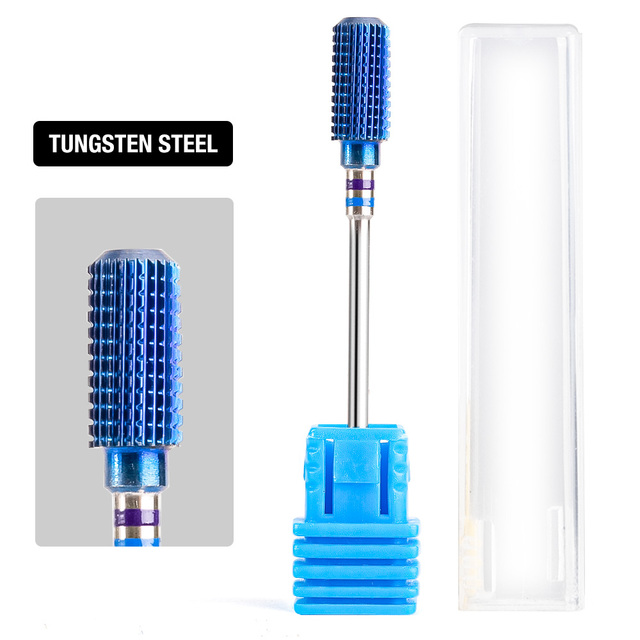 Dmoley Tungsten Carbide Nail Drill Bit Milling Cutter For Manicure Pedicure Nail Files Buffer Nail Art Equipment Accessory Tools