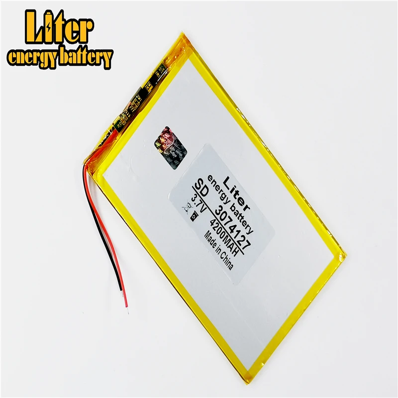 3 7 V 4200 mah планшетный аккумулятор бренд планшет общий полимерный литиевый 3074127|tablet