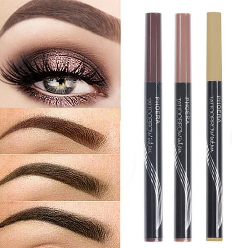 Best Chance for  4 comb eyebrow pencil waterproof natural make fork eyebrow tattoo eyebrow pencil