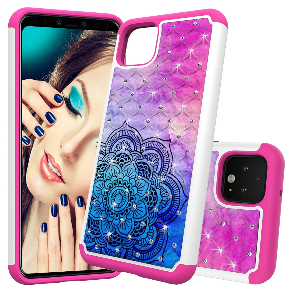 Ultra Thin 2 in 1 Case For Google Pixel 4 XL 3 Beautiful Wild Flower Pattern Cover 3A | Мобильные телефоны и аксессуары