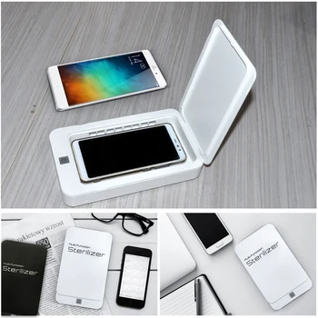 

Mobile Phone Sterilizer Multifunctional Disinfection Box UV Mask Phones Cleaner Personal Disinfection With Wireless Charging