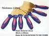 1pcs W25-100mm, L200mm Thick2mm High Quality Brass Putty Knife Plastic Handle Non sparking Scrapers,Safety Hand Tool Painting 1