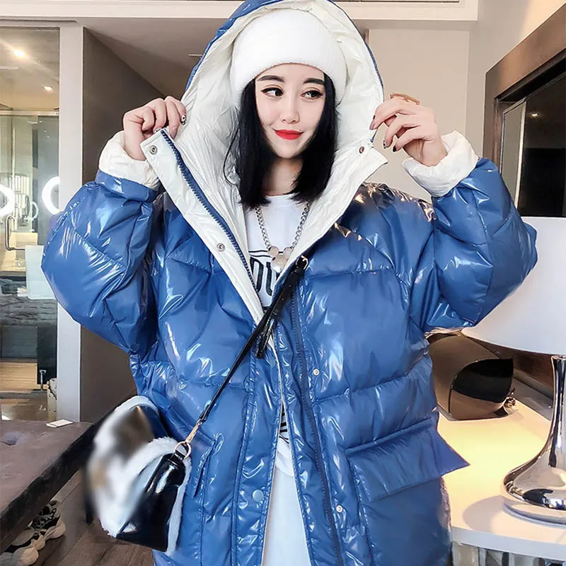Winter White Duck Down Padded Down Women Bright