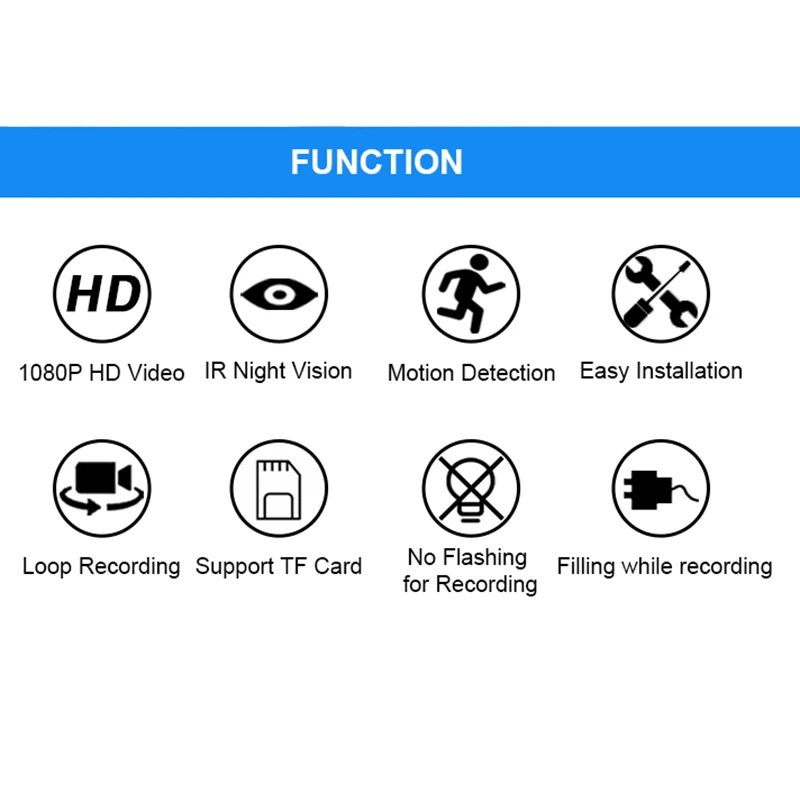 1080P HD мини-камера ИК ночного видения экшн-камера обнаружения движения DVR микро-камера Поддержка карты 128G