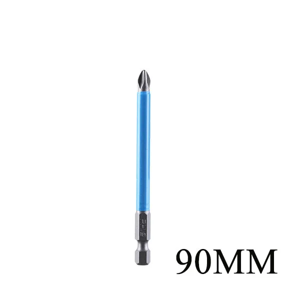 90mm 150 mm Cross non-slip drill bits batch Head PH2 screwdriver set S2 strong magnetic wind batch head screwdriver head bits hand planer lowes Hand Tools