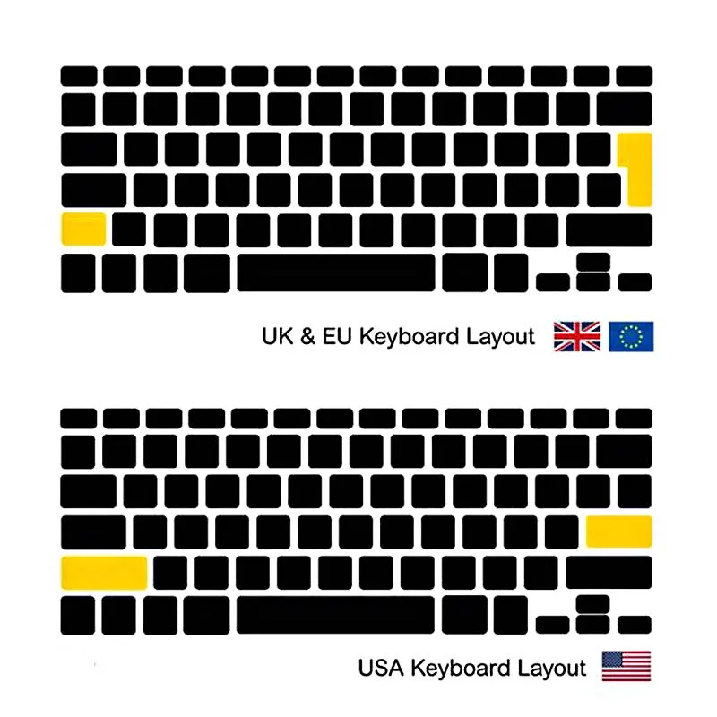 KK& LL Apple Macbook Air 1"(A1370 A1465) 11,6" силиконовый мягкий водонепроницаемый раскладной корпус клавиатуры США