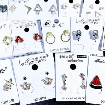 

30 Pairs/lot simple cute women jewelry earrings wholesale 201105-77
