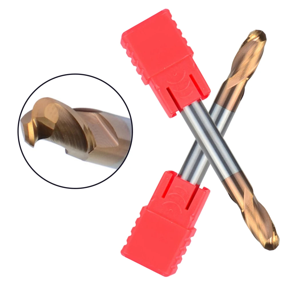 

1pc Tungsten Steel End Mill CNC Cutter 2 Flutes 3mm Drilling Ball Nose Durable