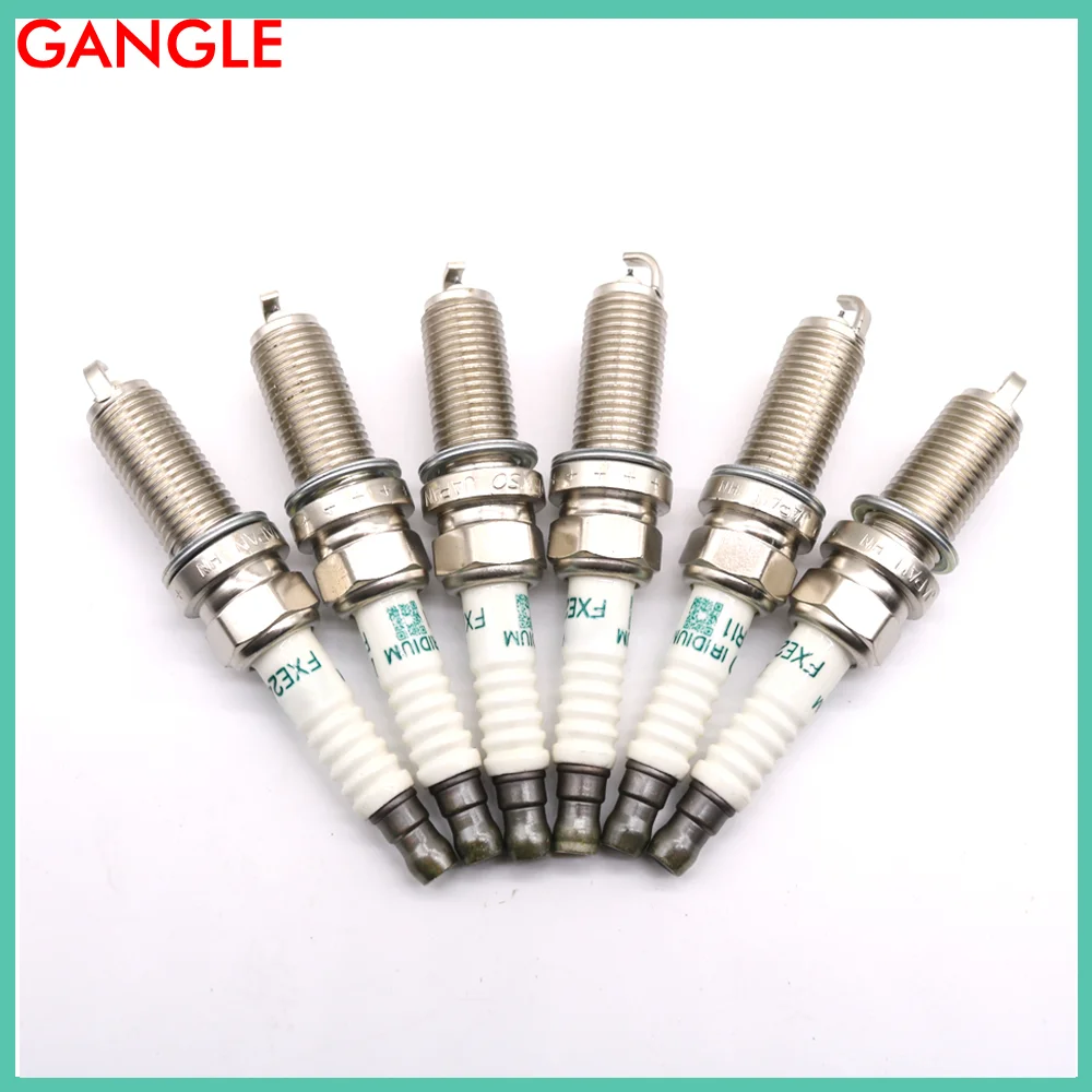6pcs Iridium 22401jk01d Fxe24hr11 3457 Long Life Spark Plugs For