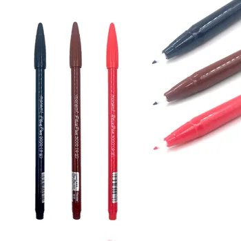 

10pcs Tattoo Marker Pen Microblading Surgical Skin Marker Pen for Eyebrow Lip Permanent Makeup Waterproof Positioning Pen