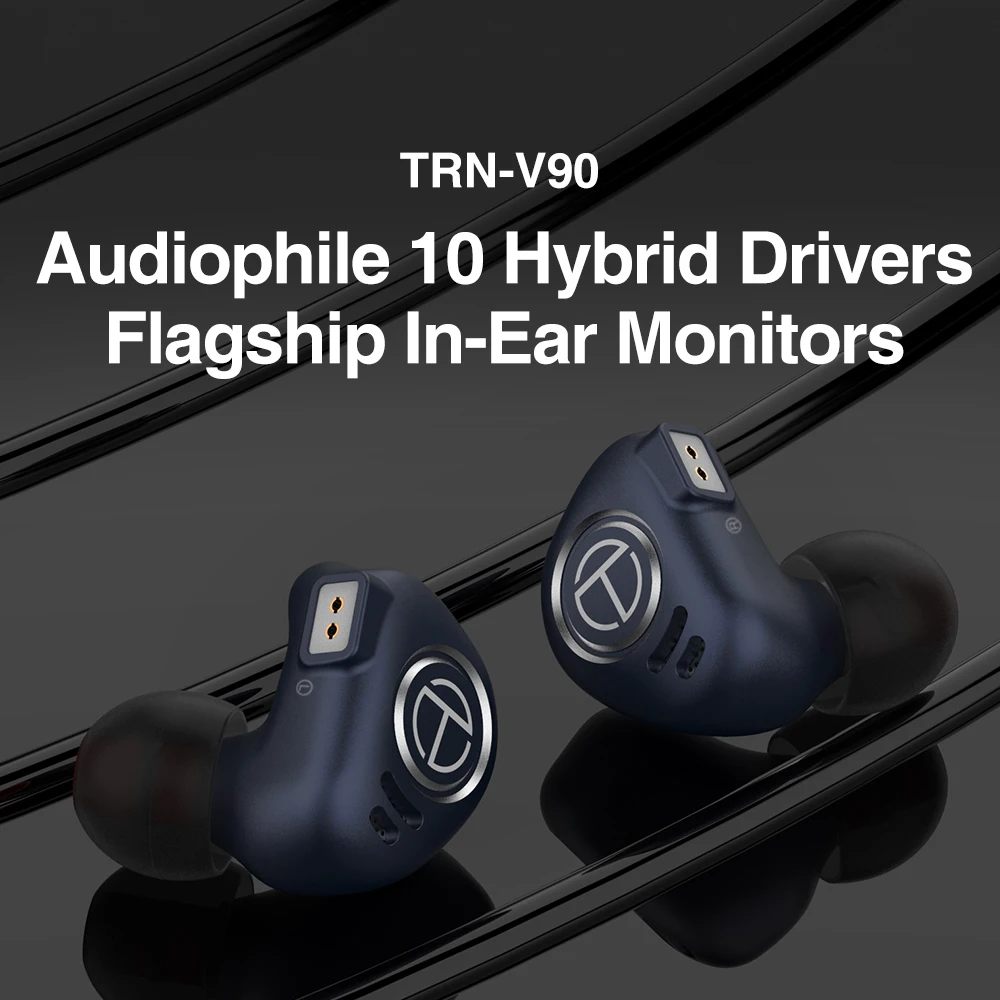 Лучшие HIFI гибридные наушники 1DD + 4BA в ухо спортивные для бега гарнитура Bluetooth TRN