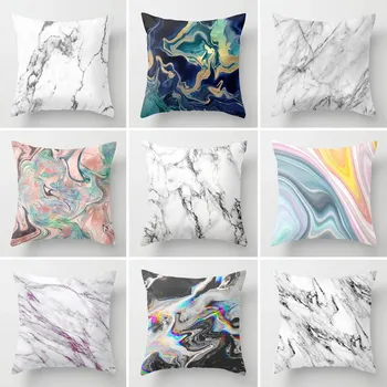 

Nordic Polyester Peach Skin Abstract Throw Pillow Cushion Cover for Living Room Home Decor Car Office Sofa Decorative Pillowcase