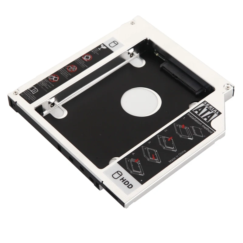 NIGUDEYANG 2nd Hard Drive HD HDD SSD Optical bay Caddy Adapter Frame for Dell Inspiron N7010 N7110 7720 swap DS-8A5SH DVD ODD | Компьютеры