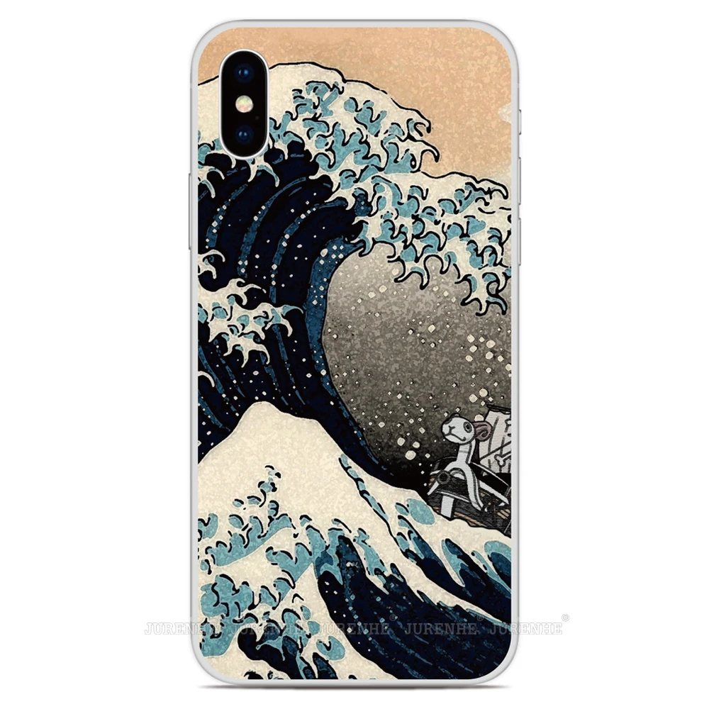 Wave off Kanagawa силиконовый чехол для iPhone 11 Pro X XR XS MAX 6 6S 7 8 9 Plus для iPod Touch 5 6 7 Мягкий ТПУ чехол для телефона