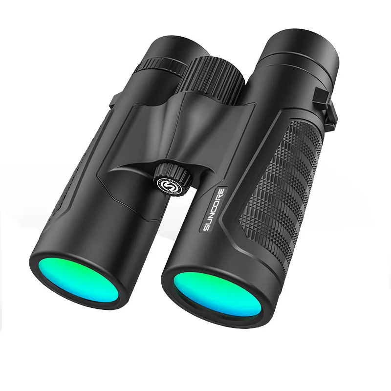 12x42 HD Multicolor Binoculars Night Vision Binoculars Toy Binoculars Monocular Telescope - Цвет: black